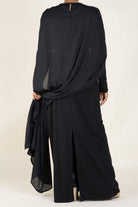Black Cape elegant dress Kabayare