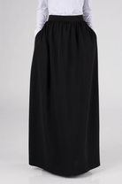 Black Classic Maxi Skirt Kabayare