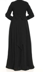 Black Classy Bow-tie dress Kabayare