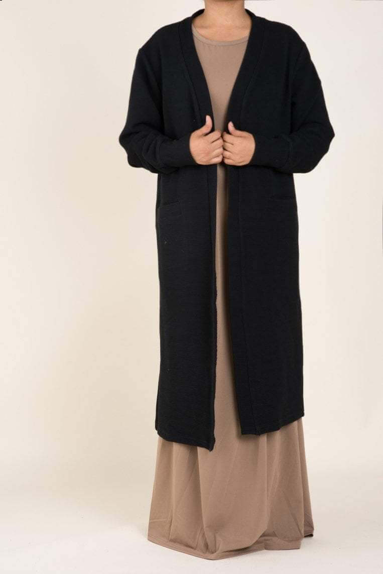 Black Cozy Signature Sweater Kabayare