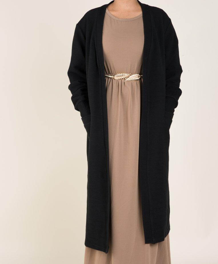 Black Cozy Signature Sweater Kabayare