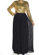 Black Dazzing Sequins dress Kabayare