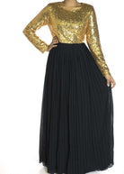 Black Dazzing Sequins dress Kabayare