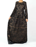 Black GARDEN LACE DRESS Kabayare