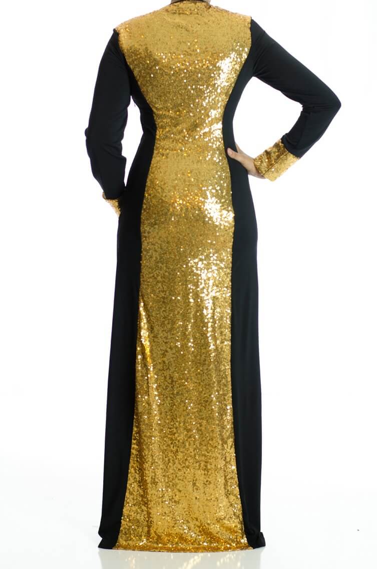 Black Glamour sequin dress Kabayare