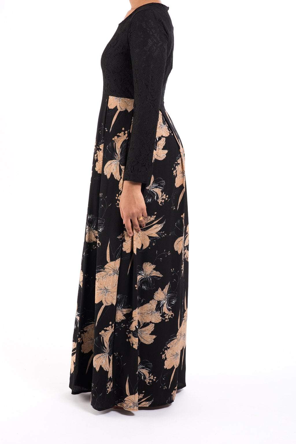 Black Jessenia  maxi dress Kabayare