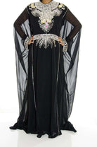 Black Kaftan Jilabiya Thobe Kabayare