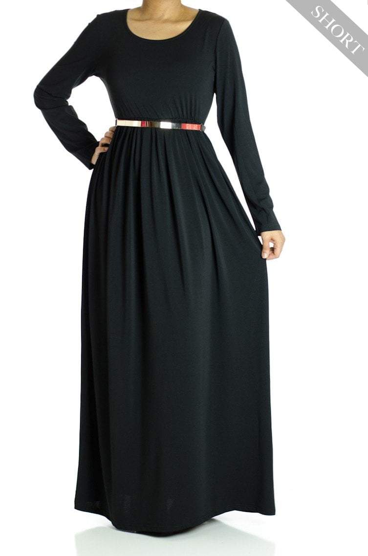 Black Milk silk Maxi dress (Short) (Abaya) Kabayare