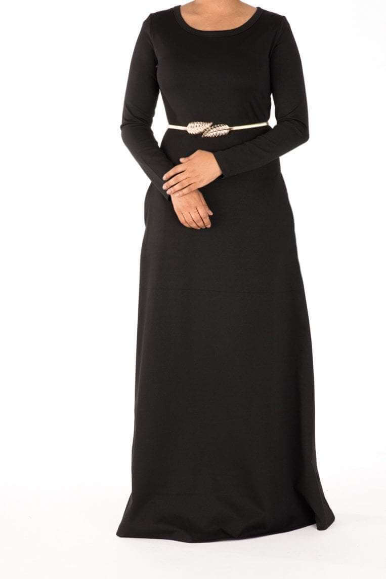 Black Modern cut dress Kabayare