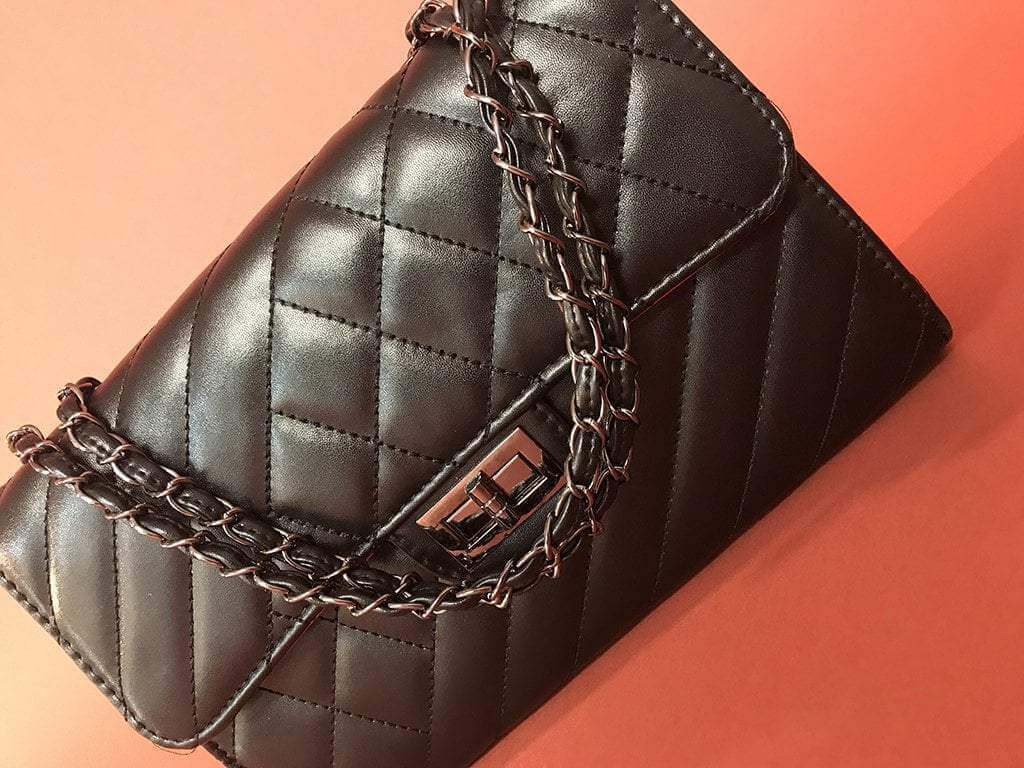 Black Modern Shoulder Bag Kabayare