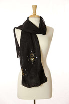 Black Pendant Scarf Kabayare