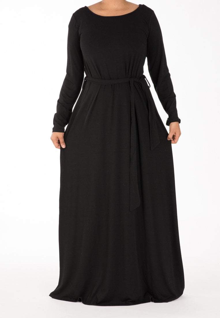 Black Rayon maxi dress Kabayare