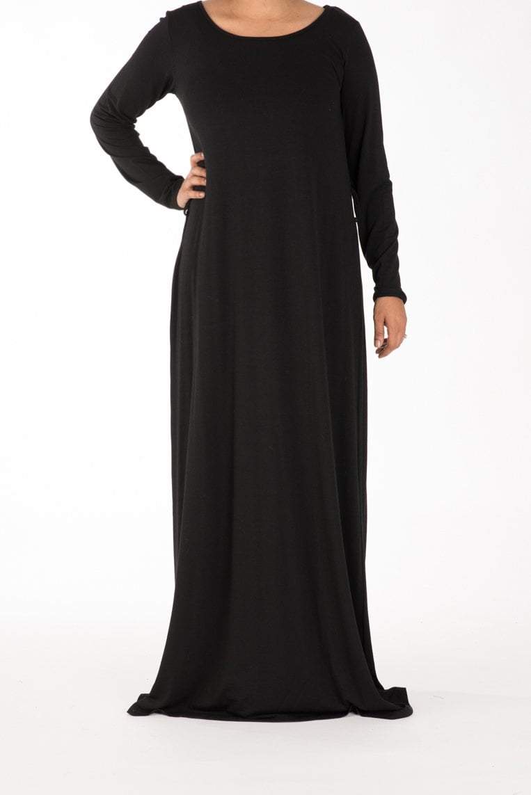 Black Rayon maxi dress Kabayare