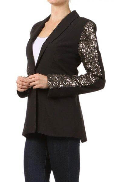 Black sequin blazer Kabayare