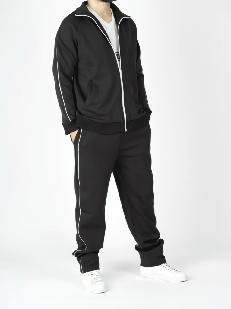 Black Sports Jumpsuit Kabayare