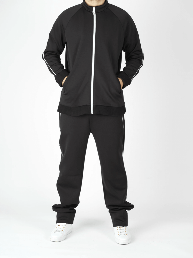 Black Sports Jumpsuit Kabayare