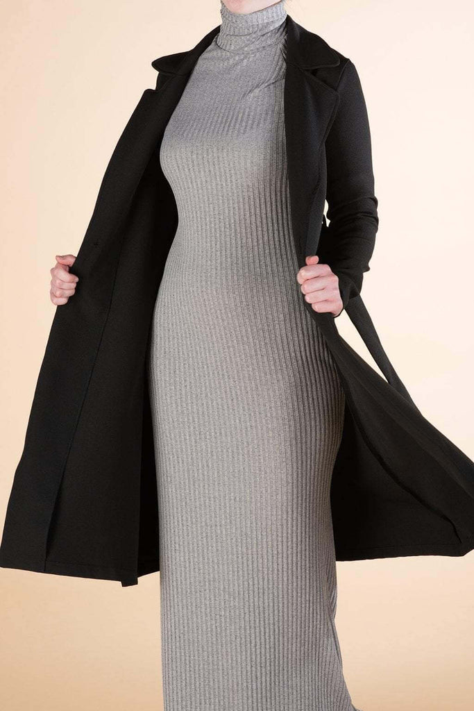 Black trench jacket Kabayare