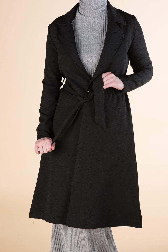 Black trench jacket Kabayare