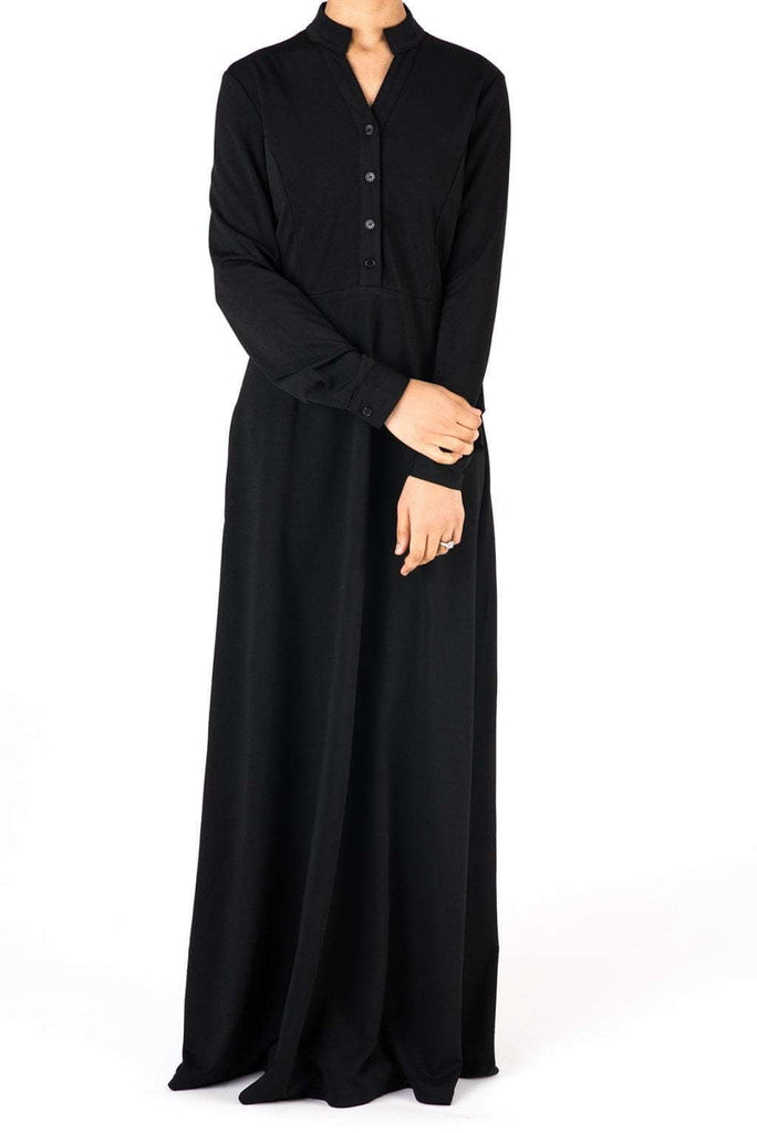Black Ultimate Modest Maxi Dress Kabayare
