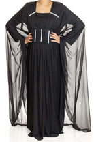 Black Valet Butterfly Kaftan Kabayare