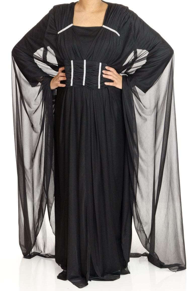 Black Valet Butterfly Kaftan Kabayare