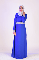 Blue Crystals Dress Kabayare