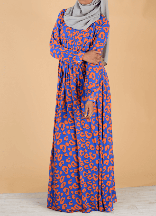 Blue Melrose Maxi dress Kabayare