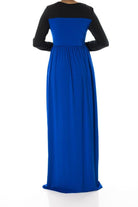 Blue Modern Edge maxi dress Kabayare