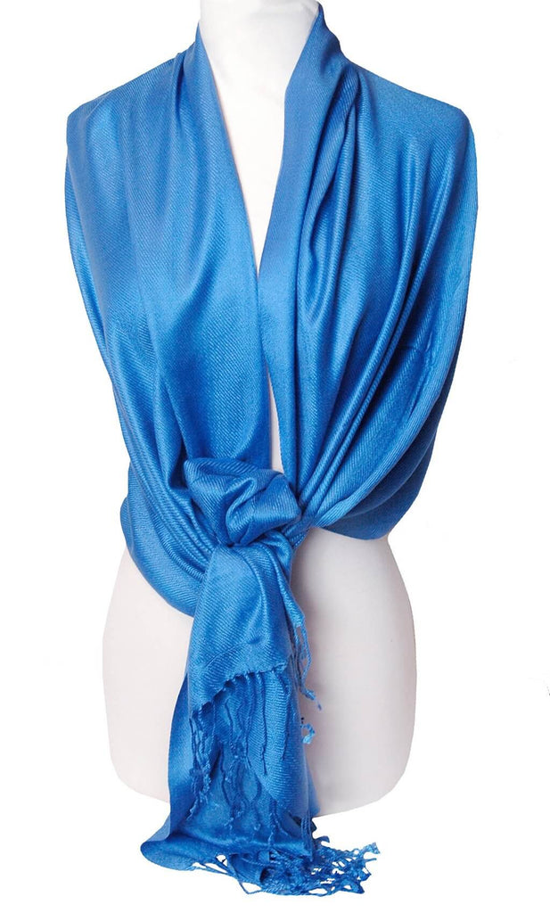 Blue Pashmina Scarf Kabayare