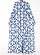 Blue PRINT Cardigan Kabayare