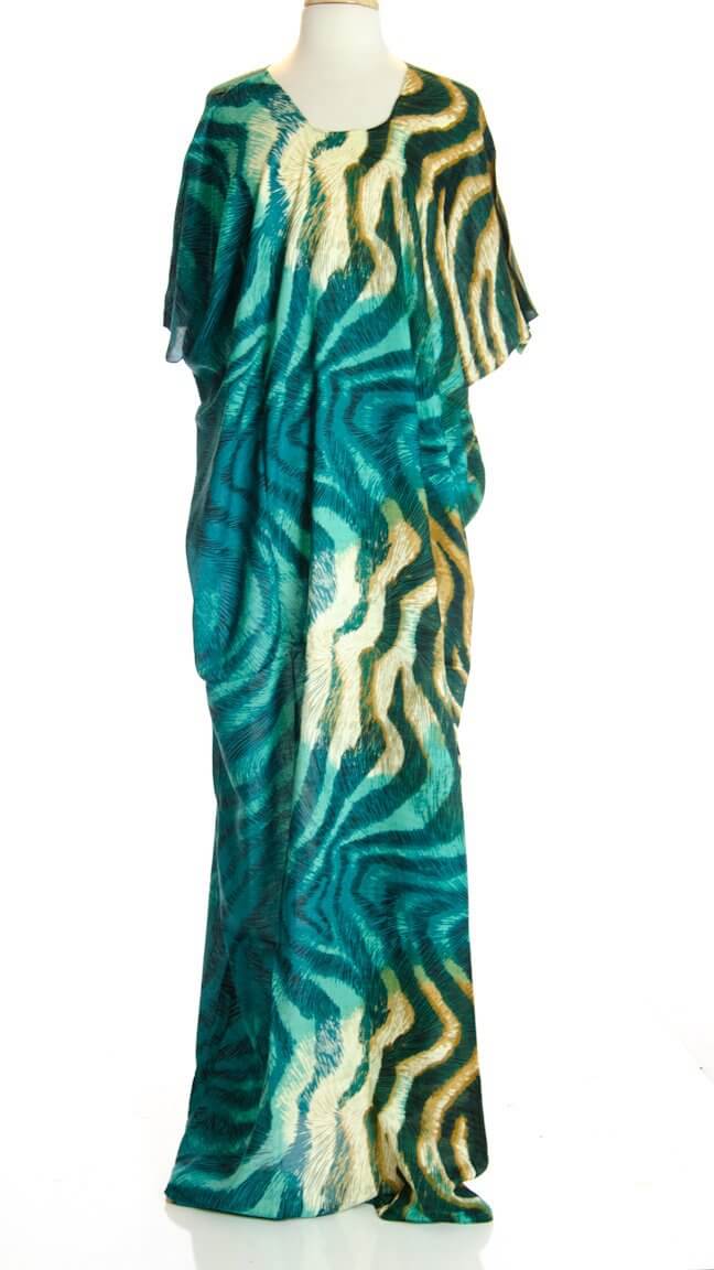 Blue tiger bati dress Kabayare