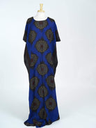 Blue traditional Bati Dress Kabayare
