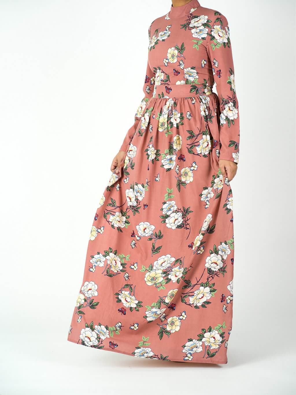 Blush blossom maxi dress Kabayare