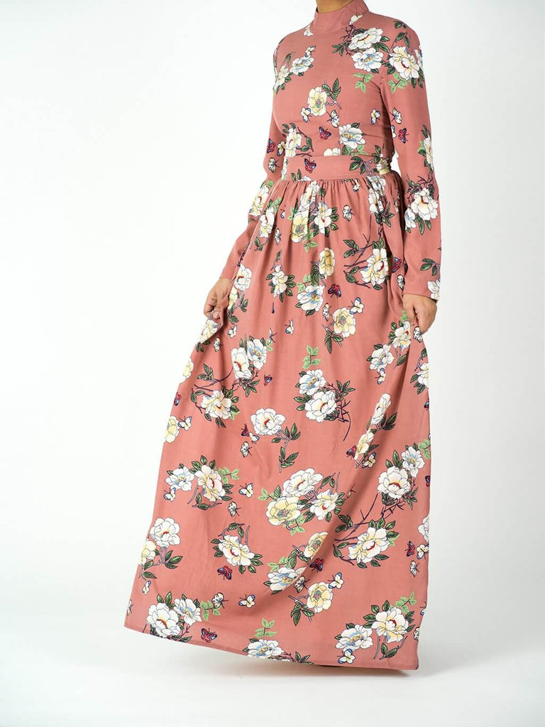 Blush blossom maxi dress Kabayare