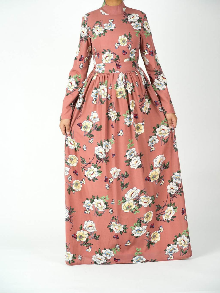 Blush blossom maxi dress Kabayare