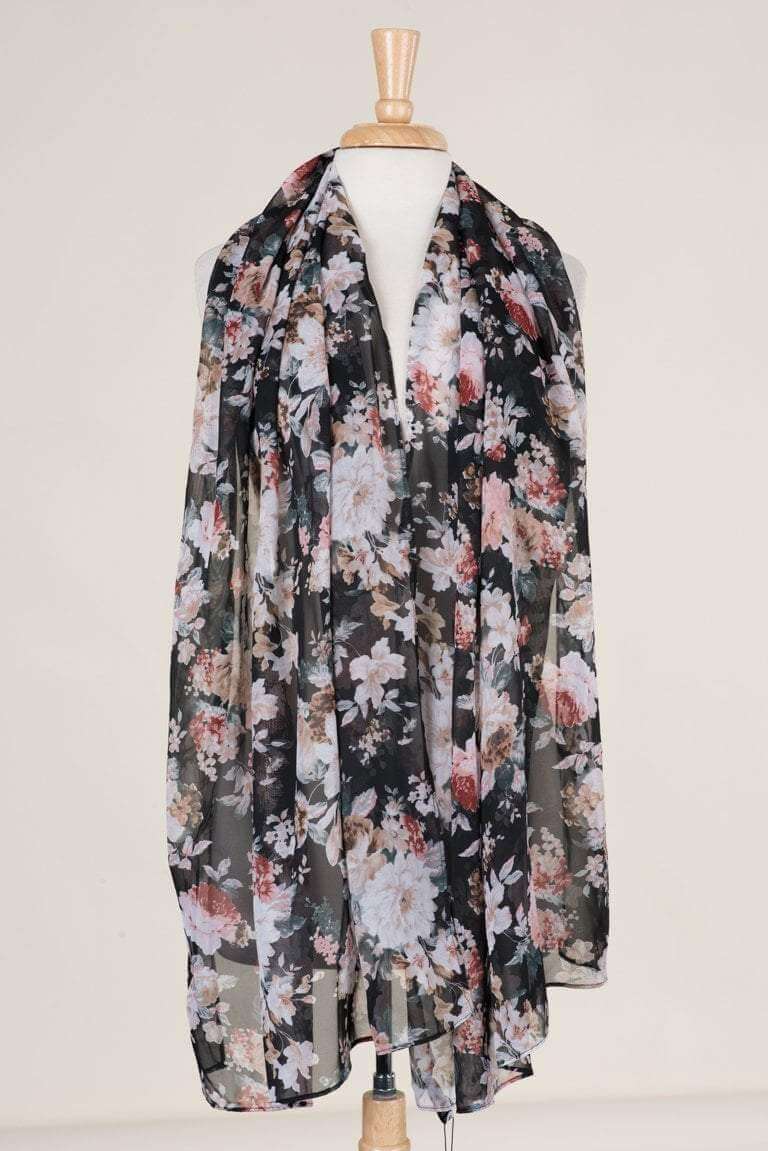 Blush Bouquet Floral Hijab Kabayare