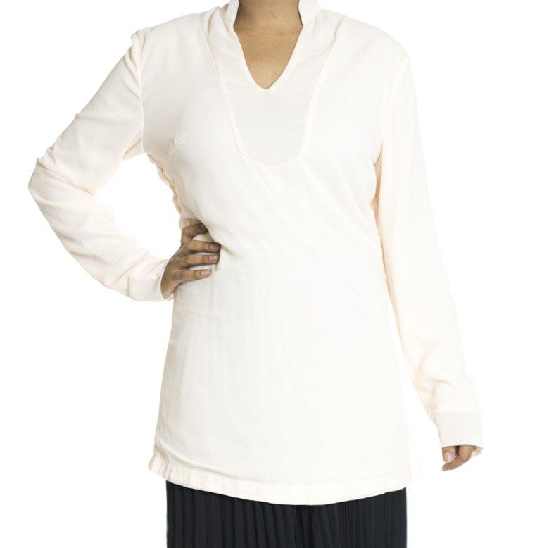 Blush chiffon tunic Kabayare