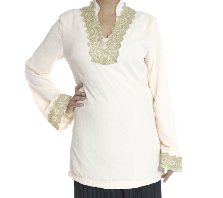 Blush Embroidered Tunic Kabayare