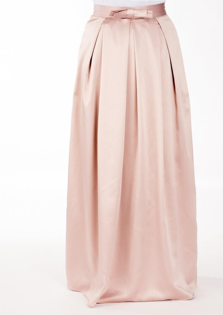 Blush Impress Bow Maxi Skirt Kabayare