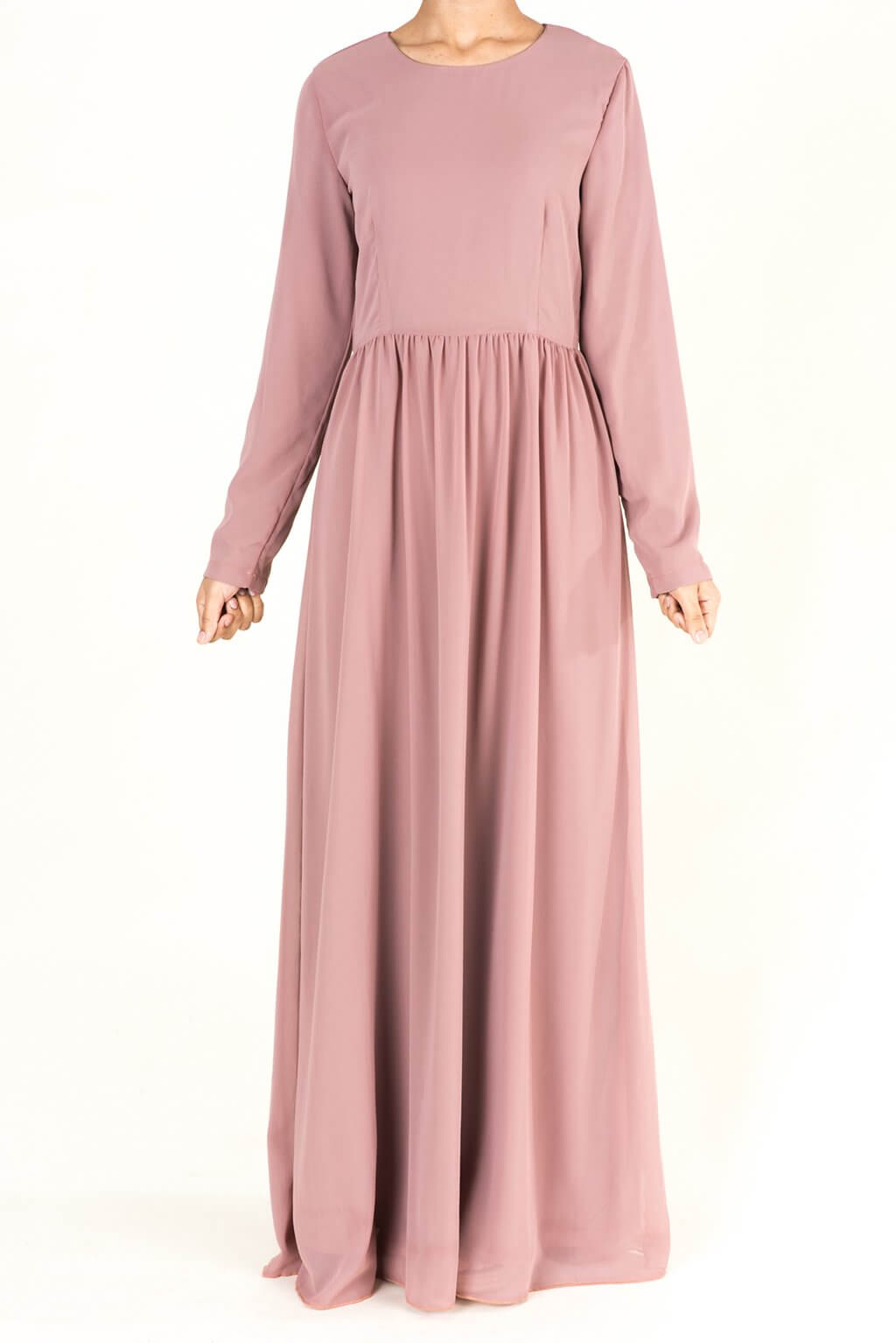 Blush Modern Chiffon Maxi Dress Kabayare