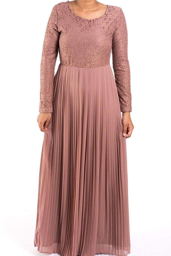 Blush Naveera Pleated Maxi Dress Kabayare