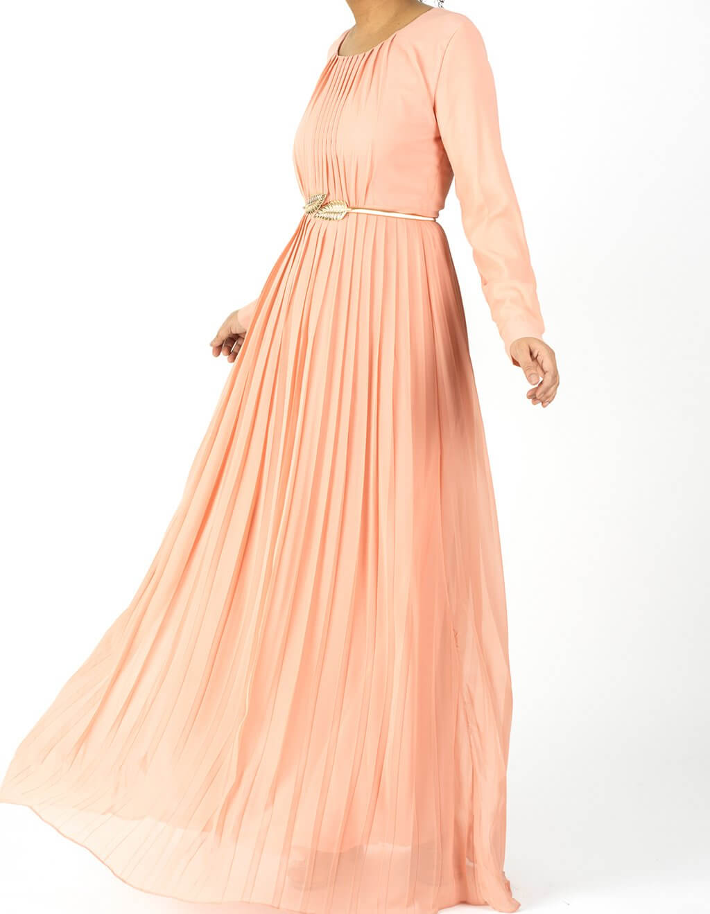 Blush signature chiffon dress Kabayare