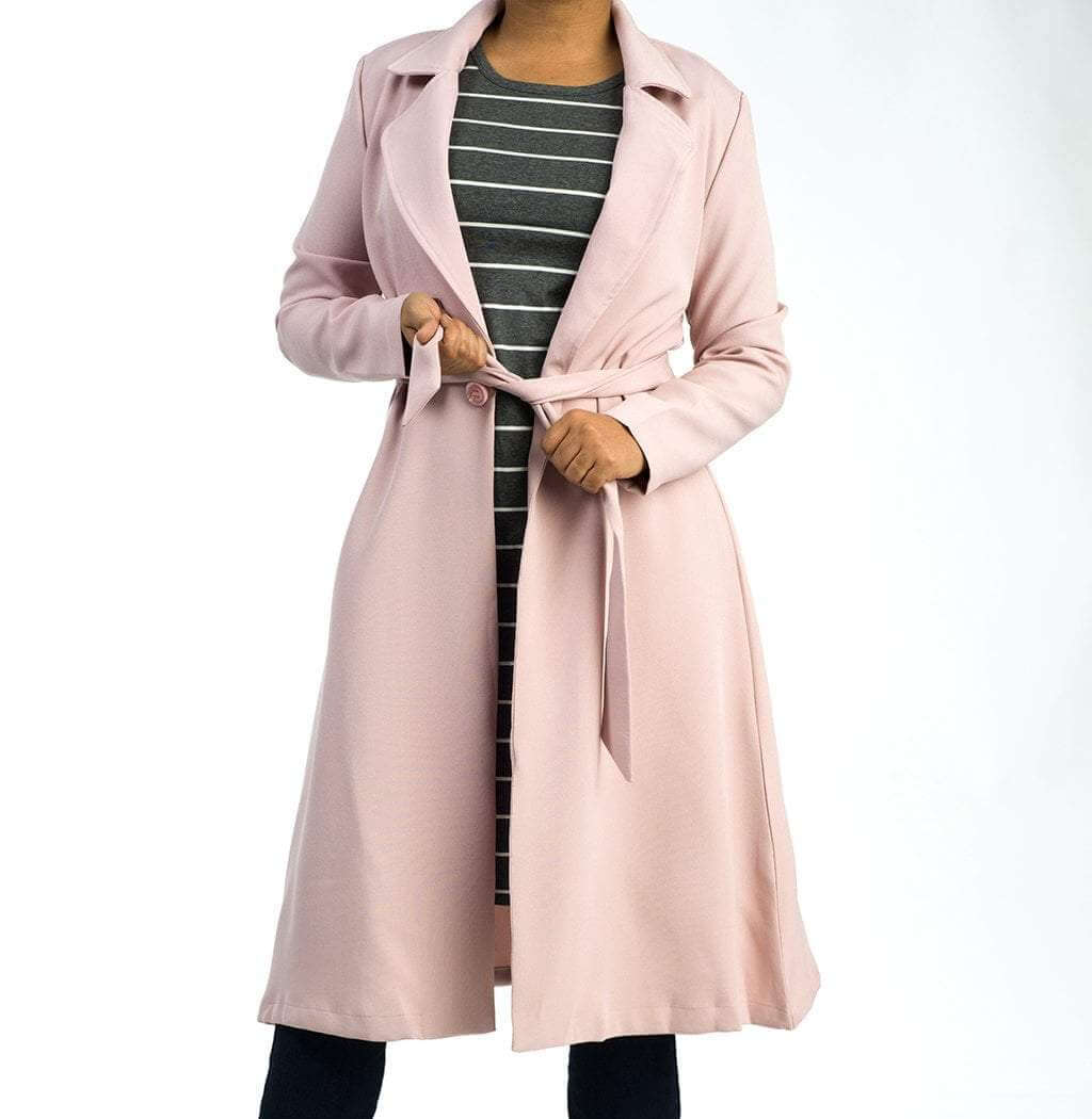 Blush trench jacket Kabayare