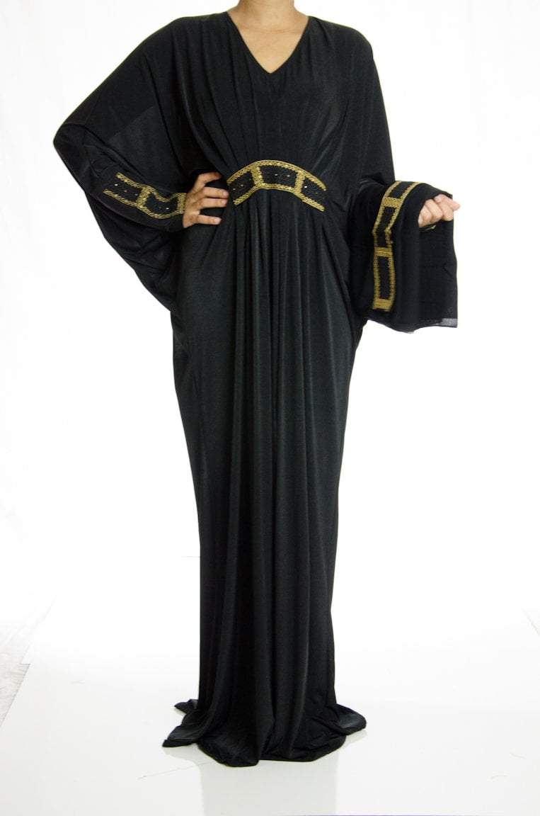 Bridge Butterfly Jersey Abaya Kabayare