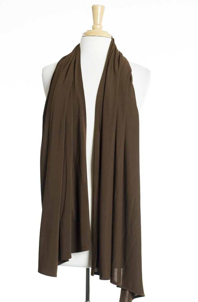 Brown Milk Silk Hijab Kabayare