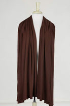 Brown Premium jersey hijab Kabayare