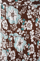 Brown Tiered Hippie Skirt Kabayare