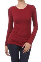 BURGUNDY BLUE BASIC TEE Kabayare