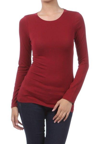 BURGUNDY BLUE BASIC TEE Kabayare