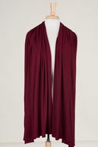 burgundy Premium jersey hijab Kabayare